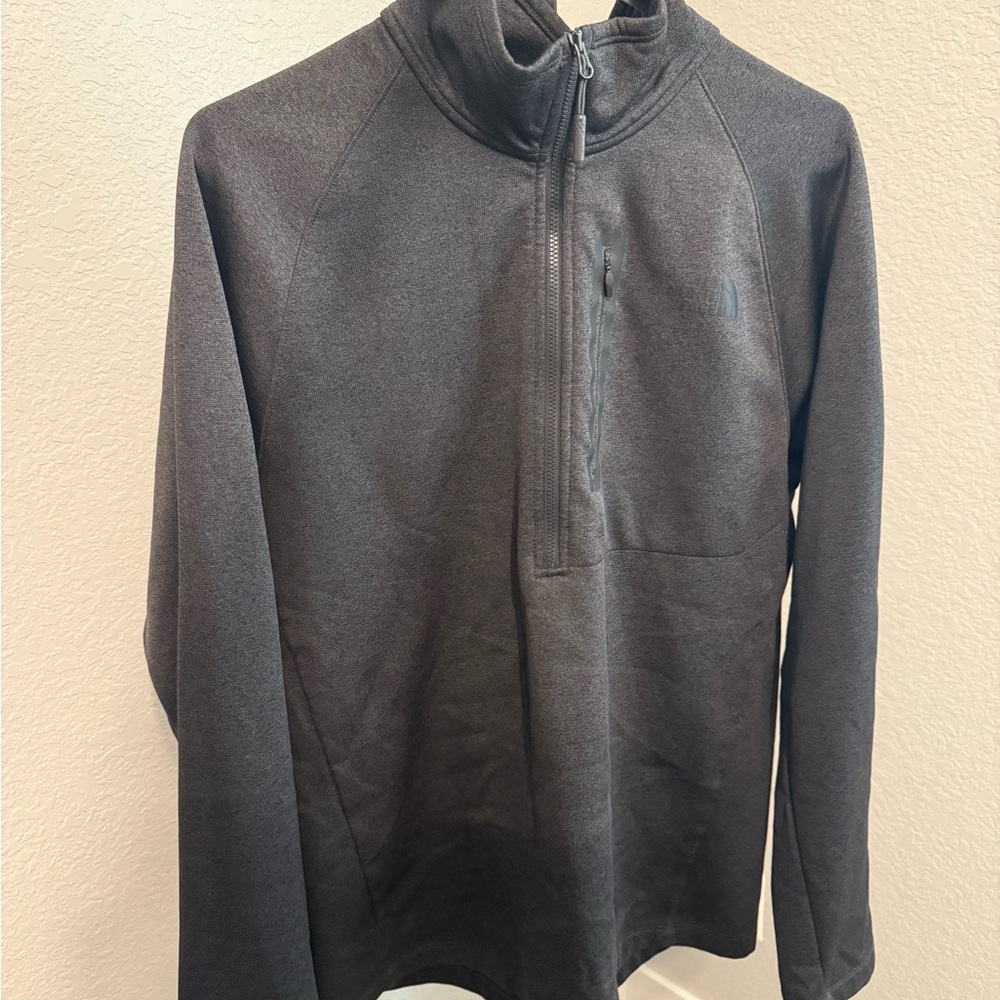 The North Face Men's Dark Gray Zip-Up Sweater
